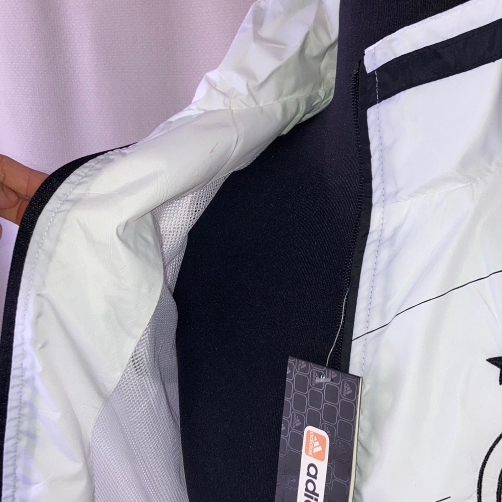 Germany Adidas Windbreaker Full Zipper Jacket Size M - Picture 6 of 9